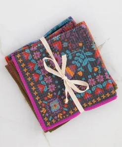 Natural Life Set Of 4 Dish Cloth Napkins HOME & LIVING 17 Natural Life Set Of 4 Dish Cloth Napkins HOME & LIVING