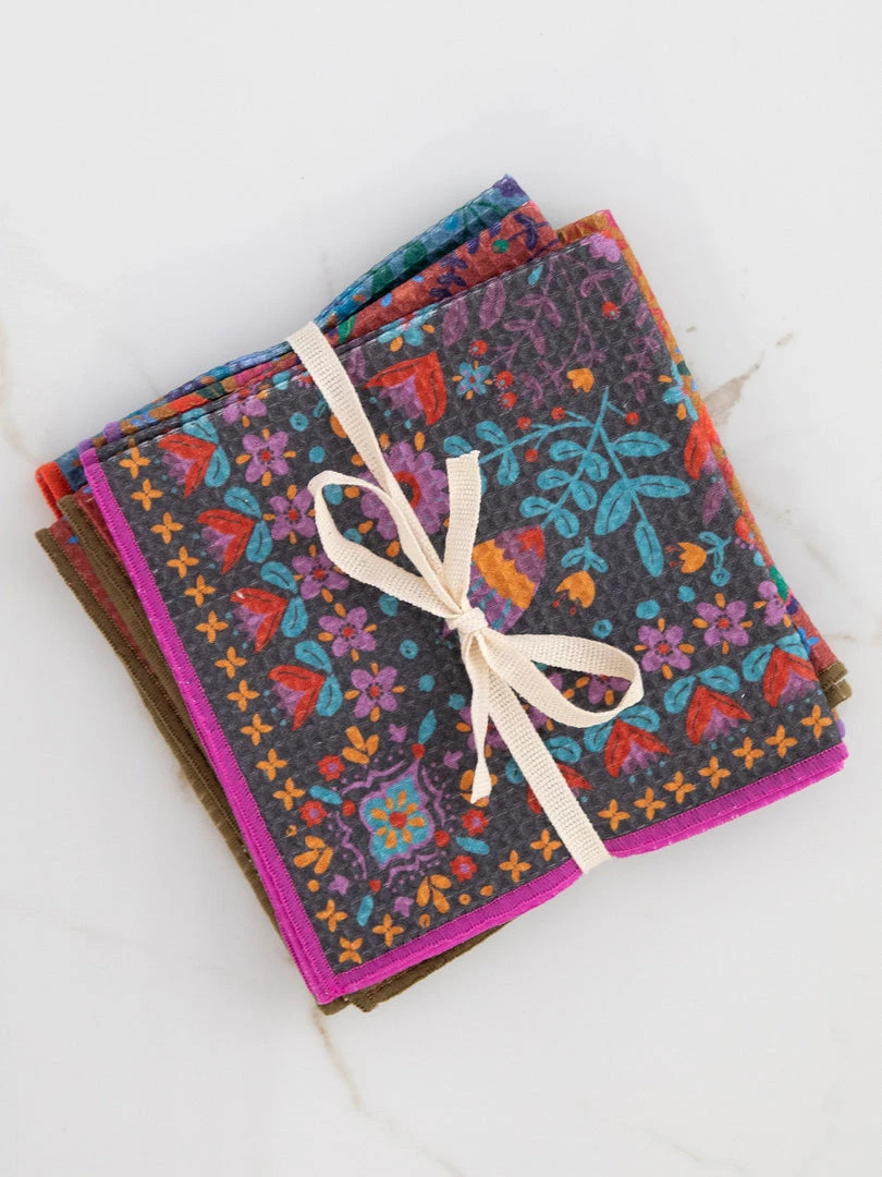 Natural Life Set Of 4 Dish Cloth Napkins HOME & LIVING 7 Natural Life Set Of 4 Dish Cloth Napkins HOME & LIVING