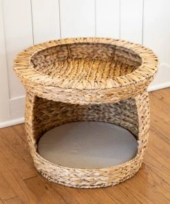 Natural Life Cat Bed Basket Table