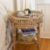 Natural Life HOME & LIVING Rattan Tray Side Table 2 Natural Life HOME & LIVING Rattan Tray Side Table