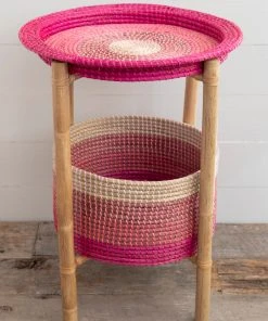 Natural Life Back To Campus Rattan Side Table