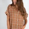 Natural Life NEW & TRENDING Allie Buttondown Top