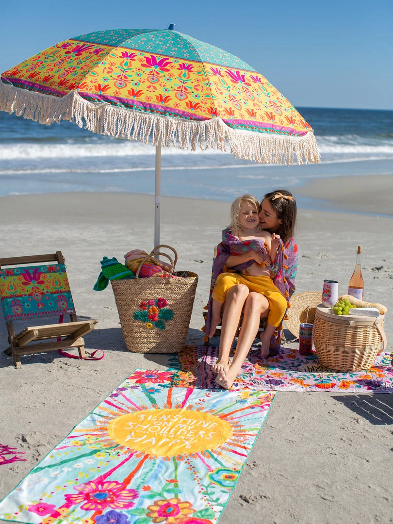 Natural Life Beach Umbrella Beach & Outdoors 5 Natural Life Beach Umbrella Beach & Outdoors