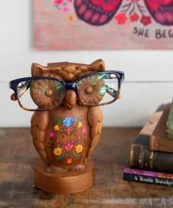 Natural Life Owl Eyeglass Holder Back To Campus