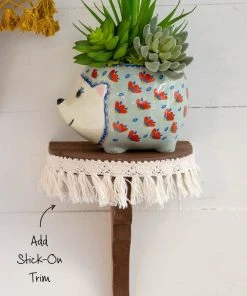 Natural Life Wooden Wall Shelf Back To Campus