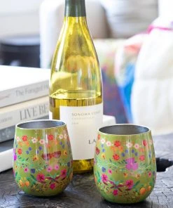 Natural Life Set Of 2 Wine Tumblers 11 Natural Life Set Of 2 Wine Tumblers