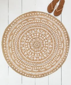 Natural Life Printed Jute Rug Back To Campus