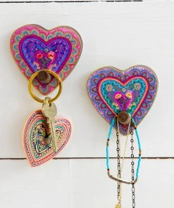 Natural Life Set Of 2 Wooden Wall Hooks