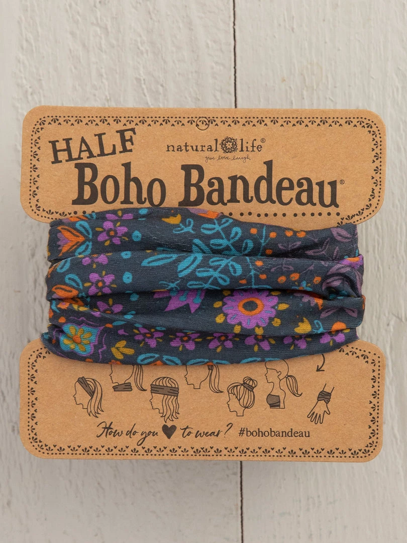 Natural Life Floral Half Boho Bandeau ACCESSORIES 16 Natural Life Floral Half Boho Bandeau ACCESSORIES