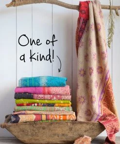 Natural Life Kantha India Blanket