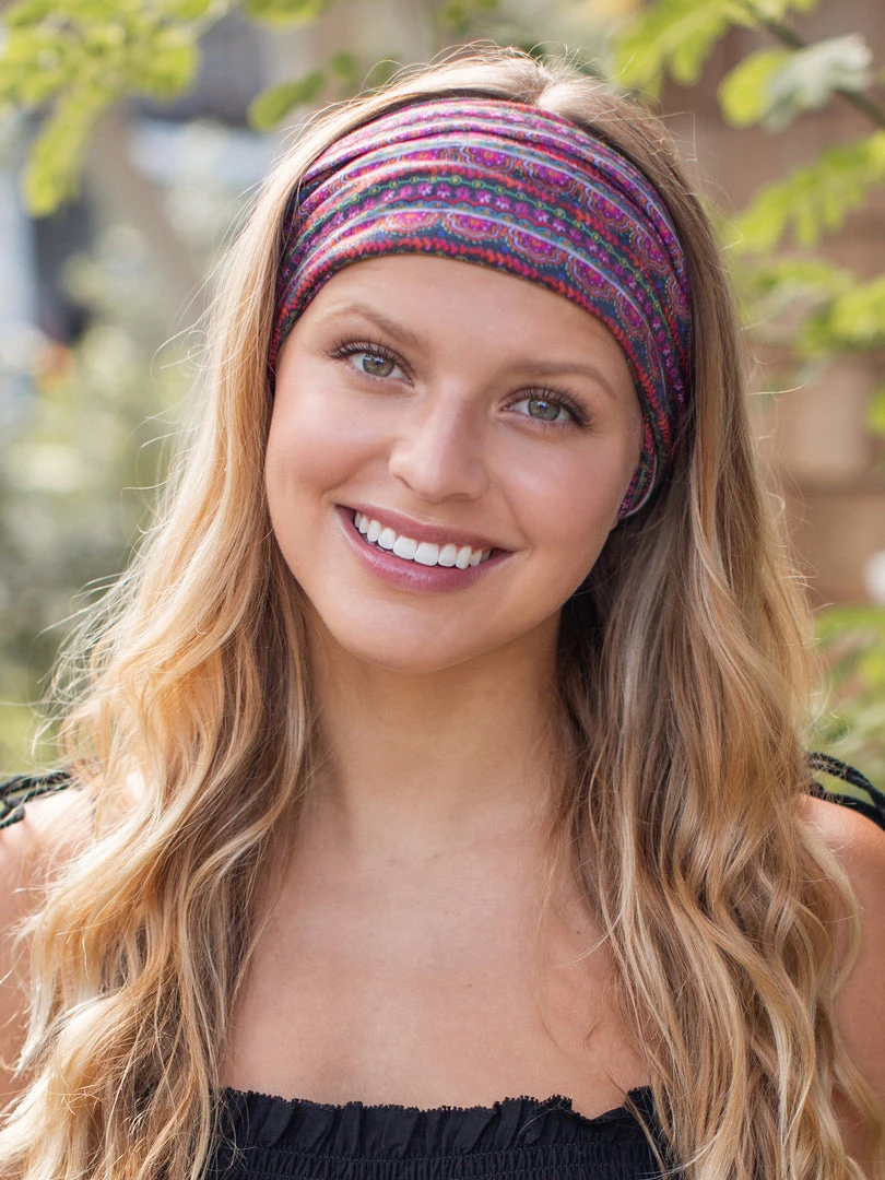 Natural Life Border Print Boho Bandeau Accessories 28 Natural Life Border Print Boho Bandeau Accessories