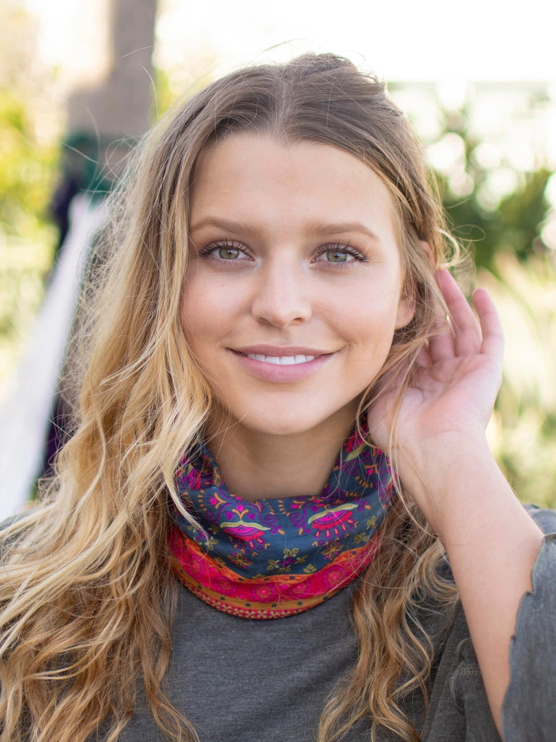 Natural Life Border Print Boho Bandeau Accessories 14 Natural Life Border Print Boho Bandeau Accessories