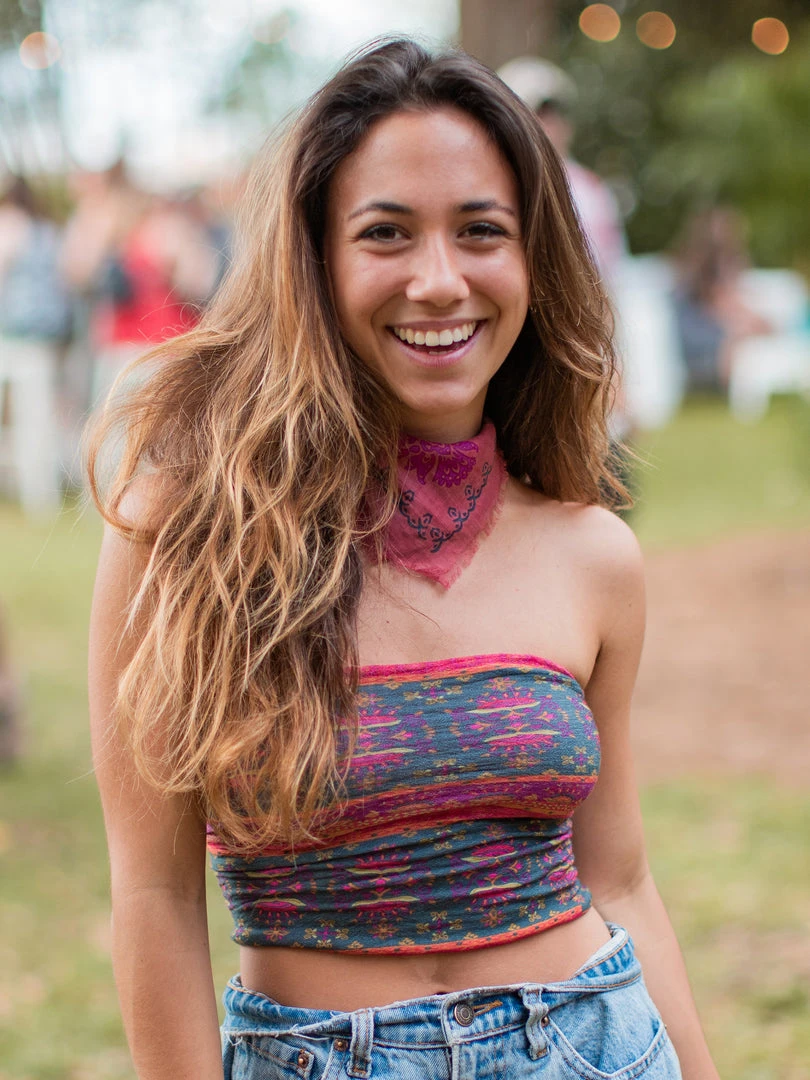 Natural Life Border Print Boho Bandeau Accessories 10 Natural Life Border Print Boho Bandeau Accessories