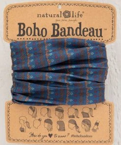 Natural Life Border Print Boho Bandeau Accessories 88 Natural Life Border Print Boho Bandeau Accessories