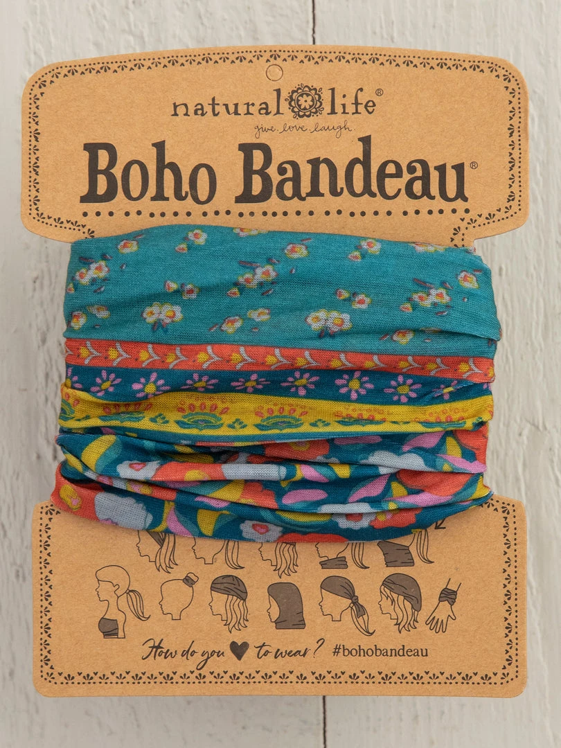Natural Life Border Print Boho Bandeau Accessories 32 Natural Life Border Print Boho Bandeau Accessories